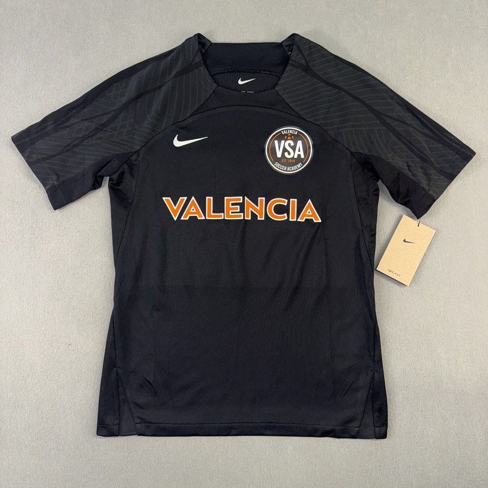 Kids Nike Boys Dri-FIT Soccer Academy Jersey Top Black Size L